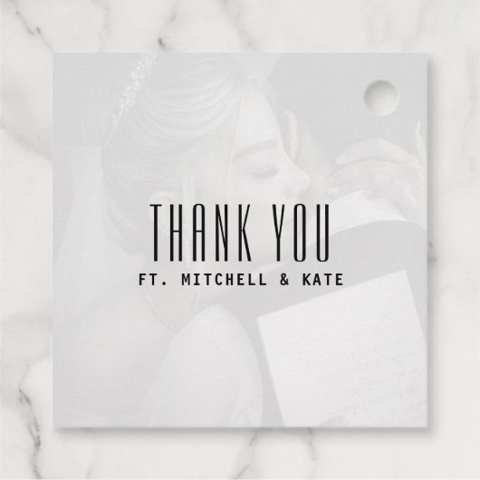 Muziek CD Hoesje Album Hoesje Wedding Bedankjes Labels (Achterkant)