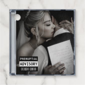 Muziek CD Hoesje Album Hoesje Wedding Bedankjes Labels (Voorkant)