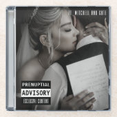 Muziek CD Hoesje Album Hoesje Wedding Glazen Onderzetter (Voorkant)