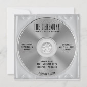 Muziek CD Hoesje Album Hoesje Wedding Kaart (Achterkant)