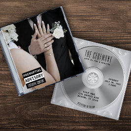 Muziek CD Hoesje Album Hoesje Wedding Kaart