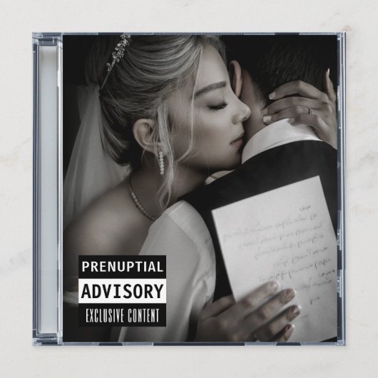 Muziek CD Hoesje Album Hoesje Wedding Menu (Voorkant)