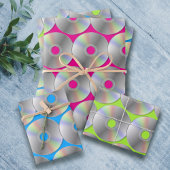 Muziek CD Patroon Wrapping Paper Sheets