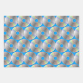 Muziek CD Patroon Wrapping Paper Sheets (Voorkant 2)