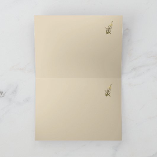 Muziek Cello Gouden Tekst Toevoegen Wenskaart Cute Bedankkaart (Binnen)