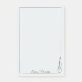 Muziek Cello Violin Minimalistische Moderne Illust Post-it® Notes (Voorkant)