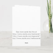 Muziek Christmas Kaart Red (Achterkant)