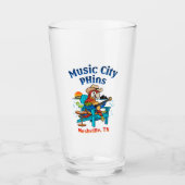 Muziek City Phins Pint Glass Glas (Voorkant)