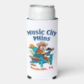 Muziek City Phins Seltzer Blikjeskoeler (Seltzer Voorkant)