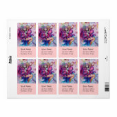 MUZIEK CLOSEL roze Etiket (Full Sheet)
