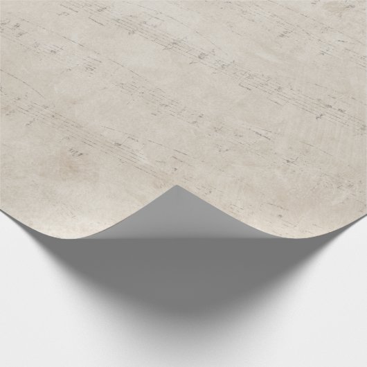  muziek Collage Vertekend Antiek ontkoppelen Cadeaupapier (Hoek)