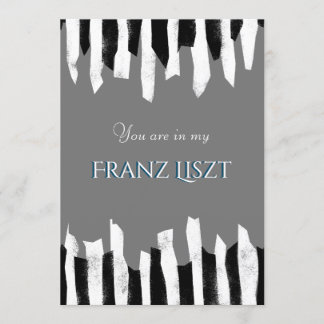 Muziek Concert huisfeest Piano abstract Kaart