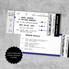 Muziek Concert Ticket Bachelor Weekend Route Kaart