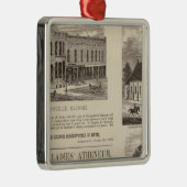 Muziek Conservatorium, school, kerk Metalen Ornament (Rechts)