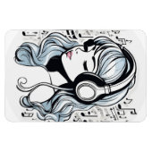 Muziek Creëer geluk Magneet (Horizontaal)