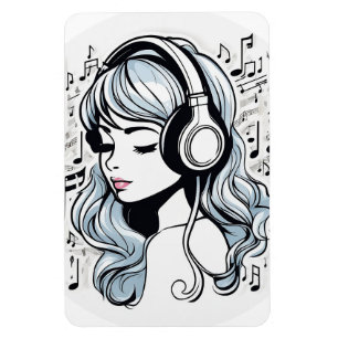 Muziek Creëer geluk Magneet