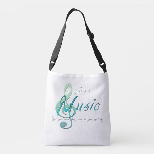 Muziek Crossbody Tas (Achterkant)
