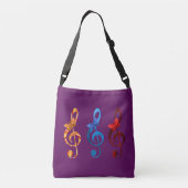 Muziek Crossbody Tas (Achterkant)