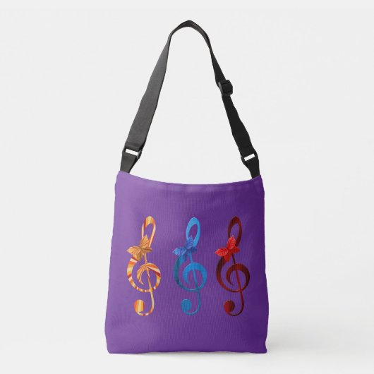 Muziek Crossbody Tas (Voorkant)