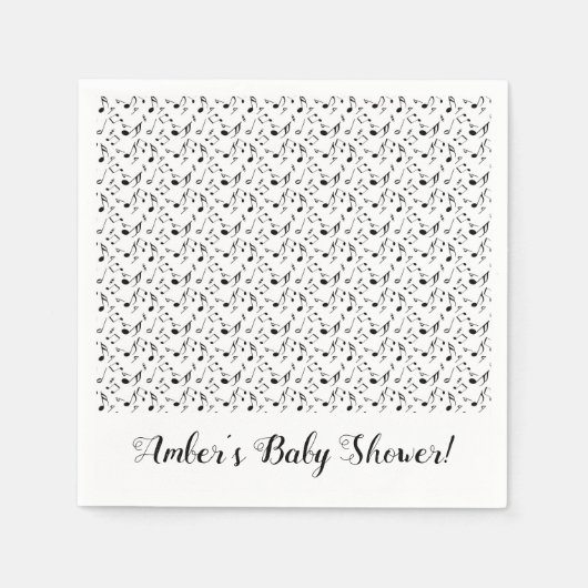 Muziek Custom Party Servetten (Voorkant)
