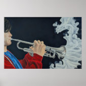 Muziek daagt de duisternis uit poster (Voorkant)