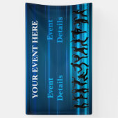 Muziek, dans, feest Sjabloon Spandoek (Verticaal)