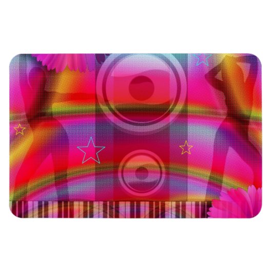 Muziek & Dans Magneet (Horizontaal)