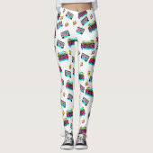 Muziek Dansfeest Leggings (Voorkant)