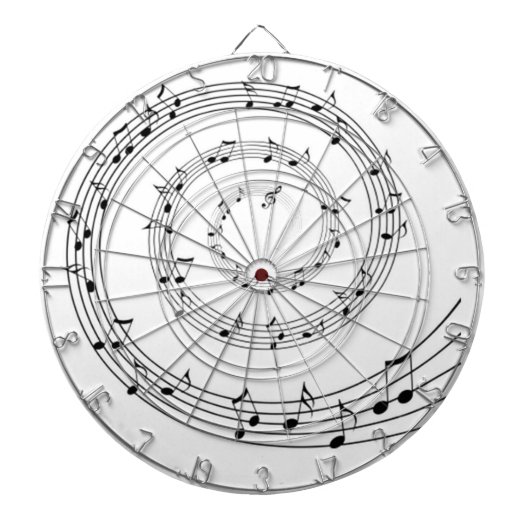 Muziek Dartbord (Voorkant)