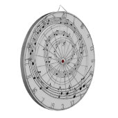 Muziek Dartbord (Voorkant Links)