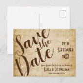  muziek De datum opslaan Briefkaart (Voorkant / Achterkant)