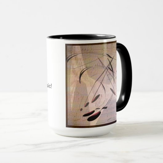 Muziek - De Lullaby Mok (Voorkant rechts)