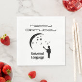 Muziek de Universele Dagen van de Taal Servetten (Insitu)