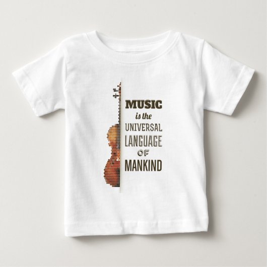 Muziek De universele taal | Ruffle T-shirt (Voorkant)
