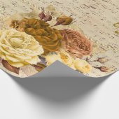 Muziek  Decoupage Vlinderbloem Cadeaupapier (Hoek)