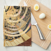Muziek der Sferen Theedoek (Quarter Fold)