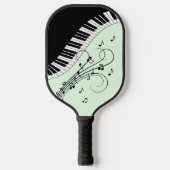 Muziek Design Piano en Notities Pickleball Paddle (Voorkant)