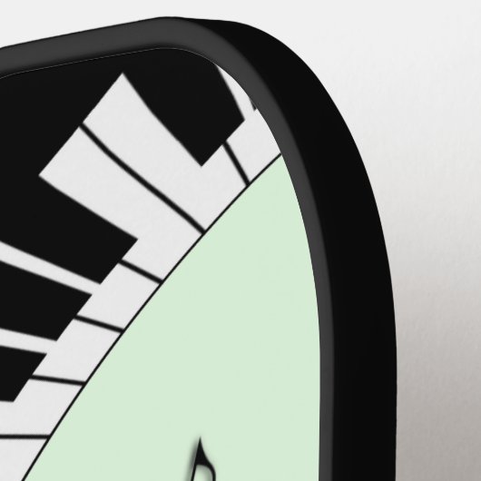 Muziek Design Piano en Notities Pickleball Paddle (Links Detail)