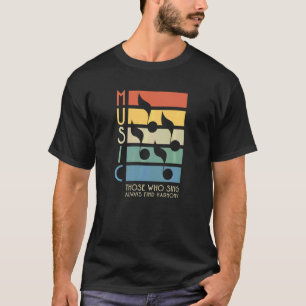 Muziek die altijd zingen vindt Harmony Barbersho a T-shirt