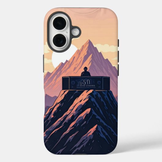Muziek die bergen beweegt. Case-Mate iPhone case (Achterkant)