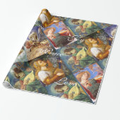 MUZIEK DIE CHRISTMAS ANGELS MAAKT, JOY PEACE LIVE CADEAUPAPIER (Uitgerold)