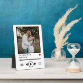 Muziek die foto's streaming fotoplaat (Zijkant)