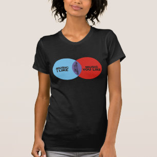 Muziek die ik altijd leuk vond t-shirt