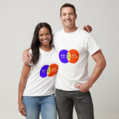 Muziek die ik leuk vind aan Venn-diagram T-shirt (Unisex)