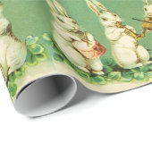 Muziek die konijnen maakt/St Patrick's Day Orchest Cadeaupapier (Rol Hoek)