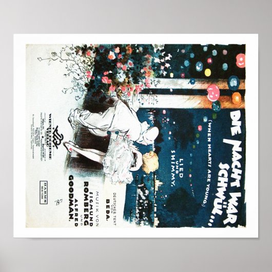 muziek Die Nacht War Schwul... Poster (Voorkant)