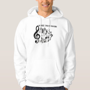 Muziek die rockt hoodie