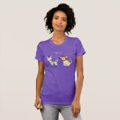Muziek Dieren - "Shake Your Bee-Kind" Dames T-shirt (Voorkant volledig)