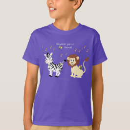 Muziek Dieren - "Shake Your Bee-Kind" Kinderen T-shirt