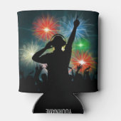 Muziek DJ aangepaste naam koelbox Blikjeskoeler (Achterkant)